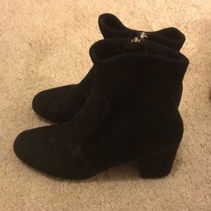 Zara Black Ankle Boots Size 37